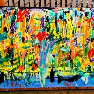 A Picasso style painting